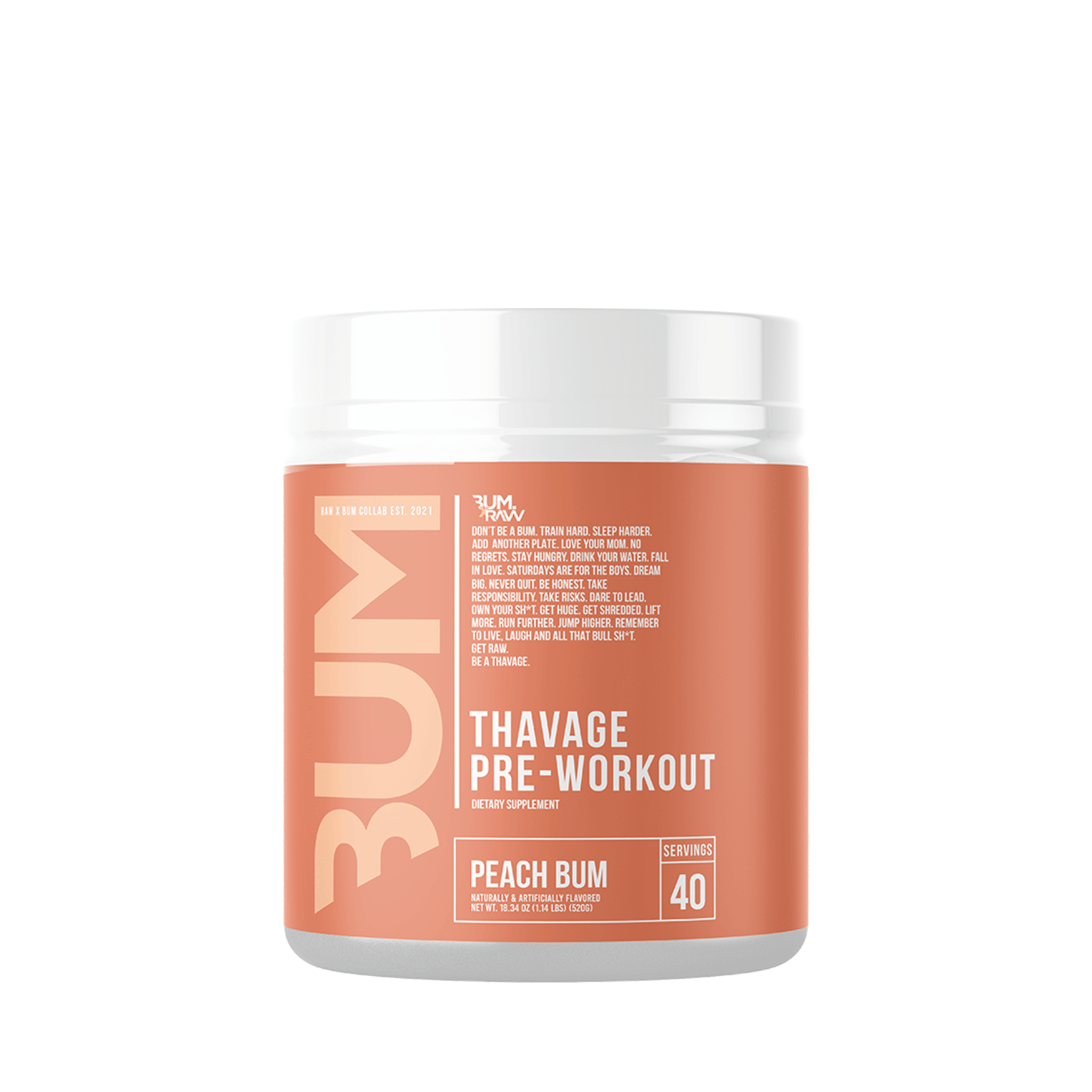 CBUM Thavage Edzés előtti készítmény