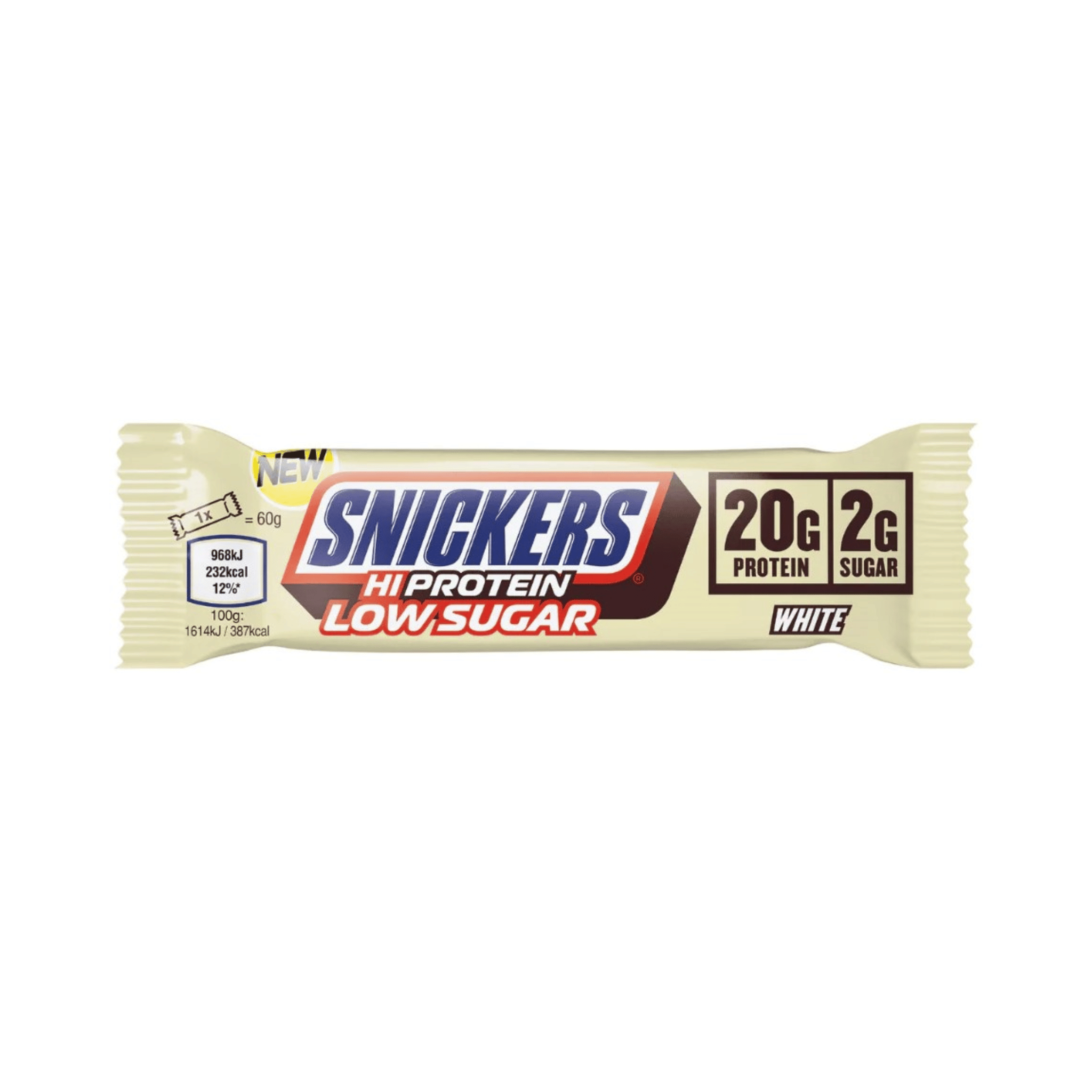 Snickers White alacsony cukortartalmú magas fehérjetartalmú szelet